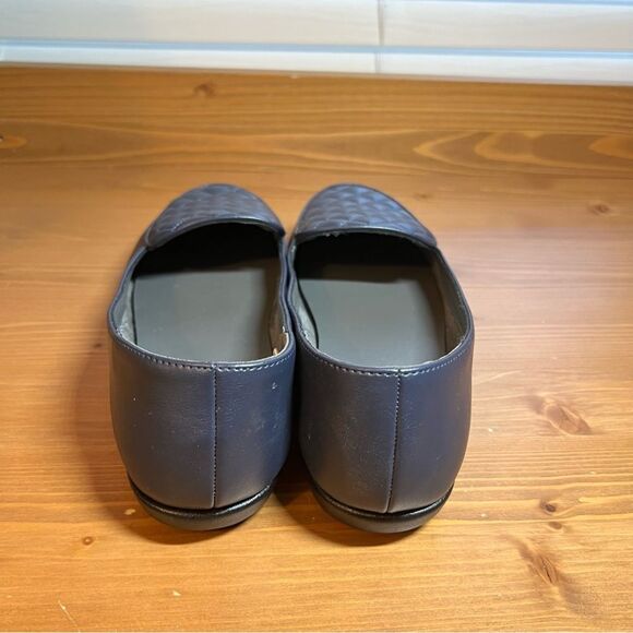 Aerosoles Blue Quilted Loafer Slip On Flat Shoe Size 8 NWT - Picture 4 of 10
